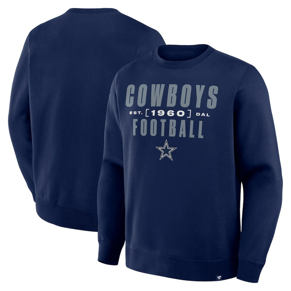 Dallas Cowboys Powerful Throw Legacy Sweatshirt Navy - Fanatics