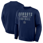 Dallas Cowboys Powerful Throw Legacy Sweatshirt Navy - Fanatics