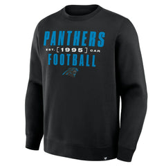 Carolina Panthers Powerful Throw Legacy Pullover Sweatshirt Black - Fanatics