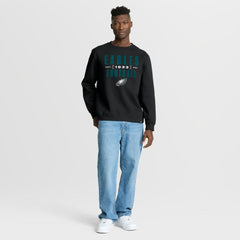 Philadelphia Eagles Powerful Throw Legacy Pullover Sweatshirt Black - Fanatics