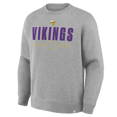 Minnesota Vikings Direct Handoff Legacy Pullover Sweatshirt Heather Gray - Fanatics
