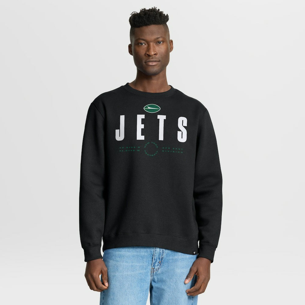 New York Jets Direct Handoff Legacy Pullover Sweatshirt Black - Fanatics