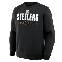 Pittsburgh Steelers Direct Handoff Legacy Pullover Sweatshirt Black - Fanatics