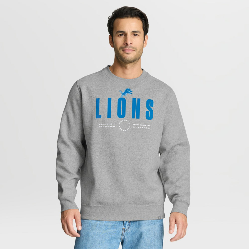 Detroit Lions Direct Handoff Legacy Pullover Sweatshirt Heather Gray - Fanatics