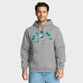 Miami Dolphins Delay of Game Legacy Pullover Hoodie Heather Gray - Fanatics