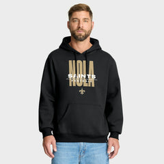 New Orleans Saints Right Tackle Legacy Pullover Hoodie - Black - Fanatics