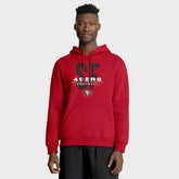 San Francisco 49ers Right Tackle Legacy Pullover Hoodie - Scarlet - Fanatics