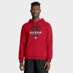 San Francisco 49ers Right Tackle Legacy Pullover Hoodie - Scarlet - Fanatics