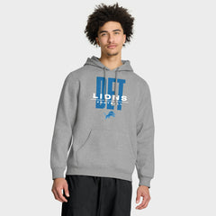 Detroit Lions Right Tackle Legacy Pullover Hoodie - Heather Gray - Fanatics