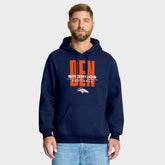 Denver Broncos Right Tackle Legacy Pullover Hoodie - Navy - Fanatics
