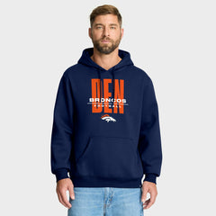 Denver Broncos Right Tackle Legacy Pullover Hoodie - Navy - Fanatics