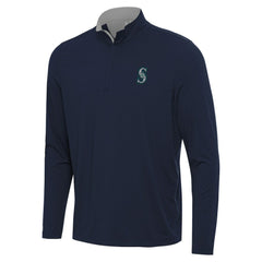 Seattle Mariners Antigua Content Quarter-Zip Top for sale