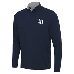 Tampa Bay Rays Antigua Content Quarter-Zip Top Clearance