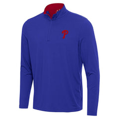 Philadelphia Phillies Antigua Content Quarter-Zip Top Online
