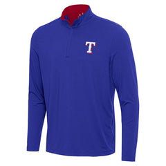 Texas Rangers Antigua Content Quarter-Zip Top for sale