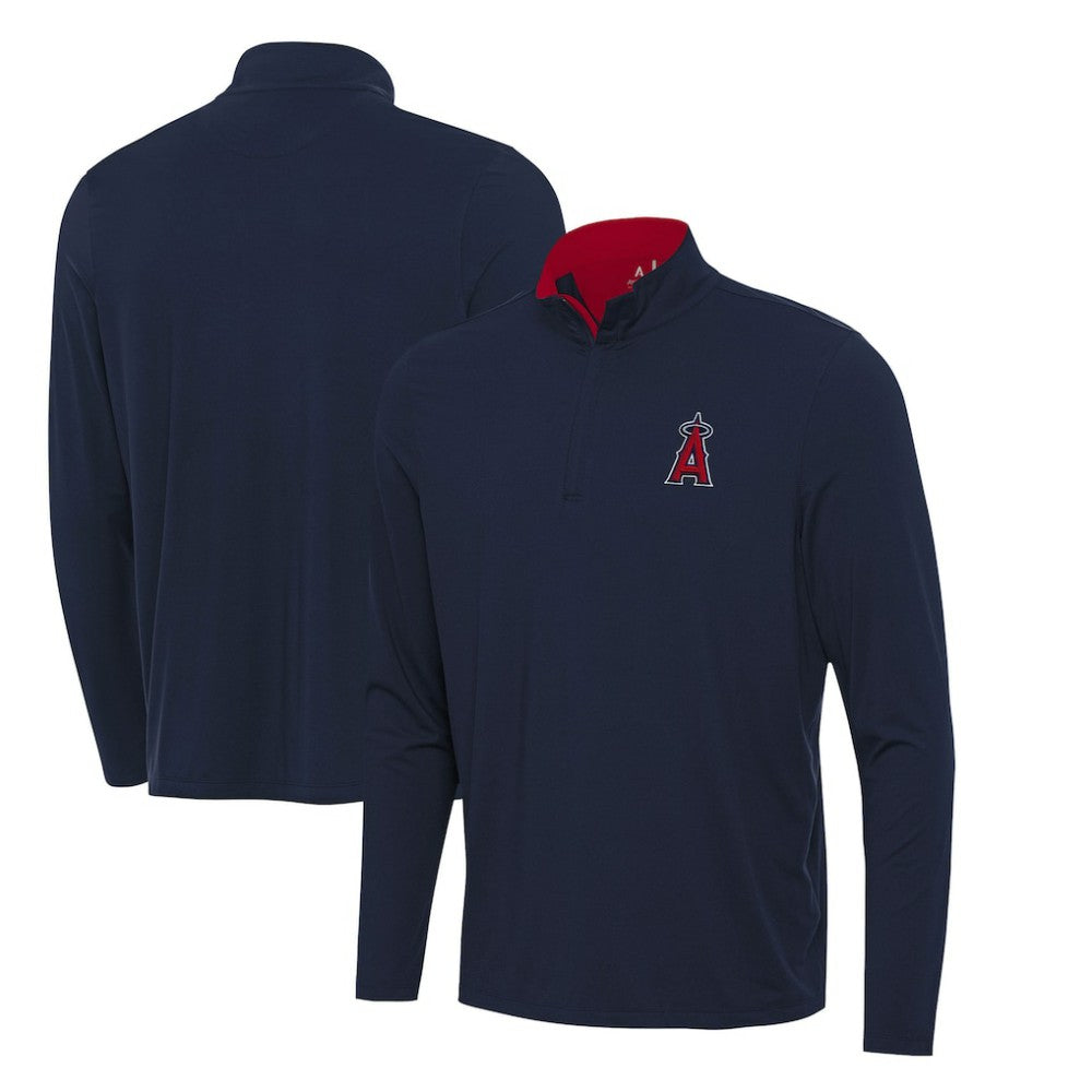 Los Angeles Angels Antigua Content Quarter-Zip Top Sale
