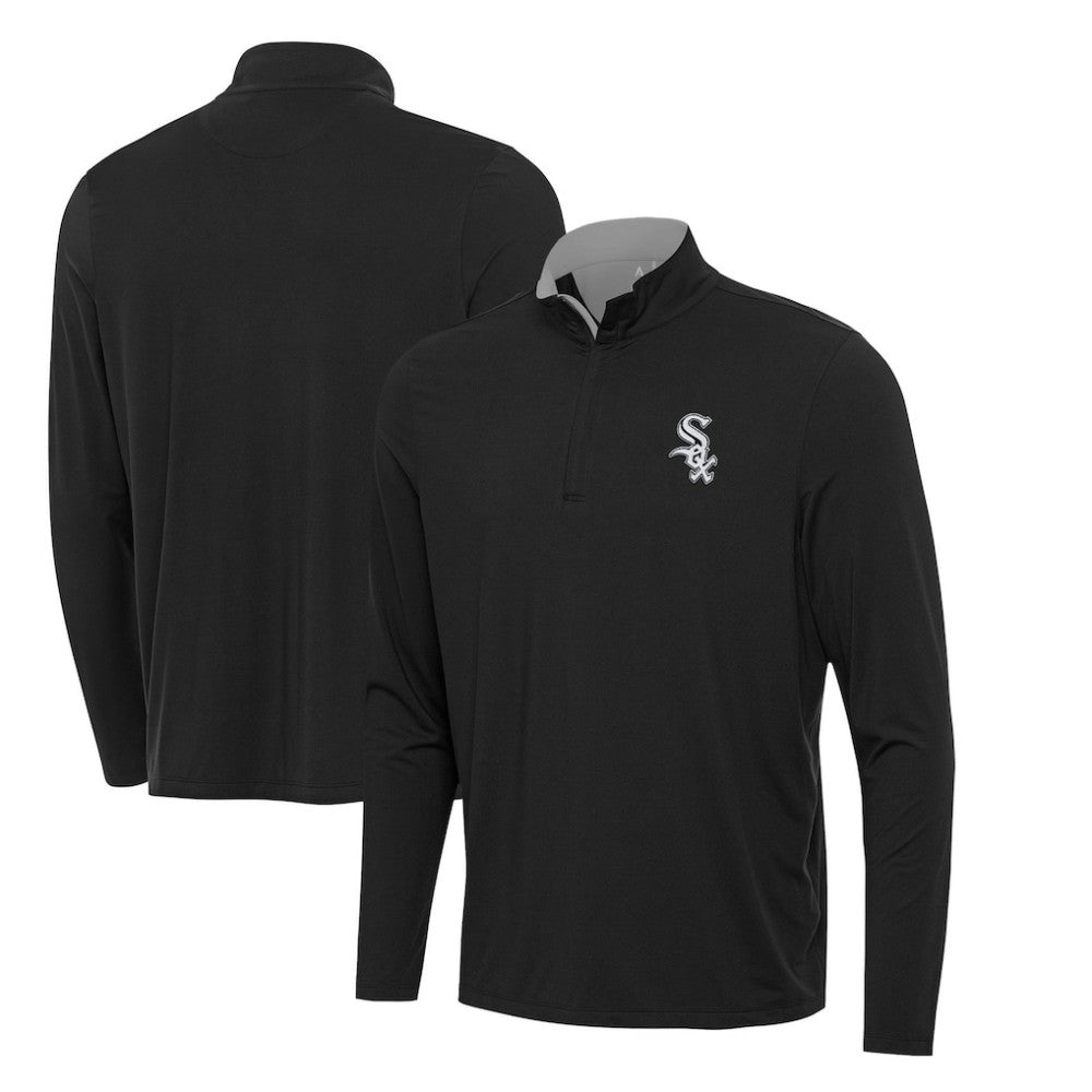 Chicago White Sox Antigua Content Quarter-Zip Top Lifestyle