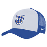 Nike England National Team Unisex Rise Adjustable Trucker Hat - White/Blue