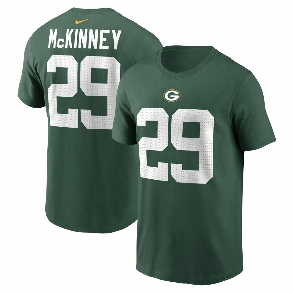 Xavier McKinney Green Bay Packers Name & Number T-Shirt Green - Nike
