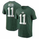 Jayden Reed Green Bay Packers Name & Number T-Shirt Green - Nike