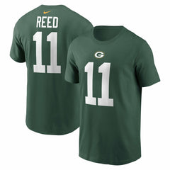 Jayden Reed Green Bay Packers Name & Number T-Shirt Green - Nike