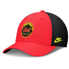 New York Mets Nike Neon 90s Rise SwooshFlex Hat On Sale
