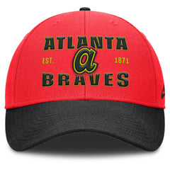 Atlanta Braves Nike Neon 90s Rise Adjustable Hat discount