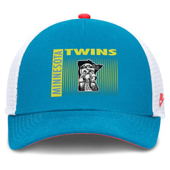 Minnesota Twins Nike Neon 90s Rise Structured Performance Adjustable Trucker Hat On Sale