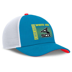 Chicago White Sox Nike Neon 90s Rise Structured Performance Adjustable Trucker Hat Online