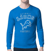 Detroit Lions Starter City Team Logo Long Sleeve T-Shirt Blue - NFL