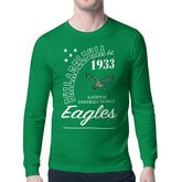 Philadelphia Eagles Starter Retro Team Logo Long Sleeve T-Shirt Kelly Green - NFL