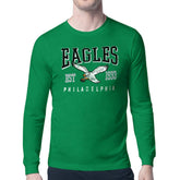 Philadelphia Eagles Starter Retro Team Logo Long Sleeve T-Shirt Kelly Green - NFL