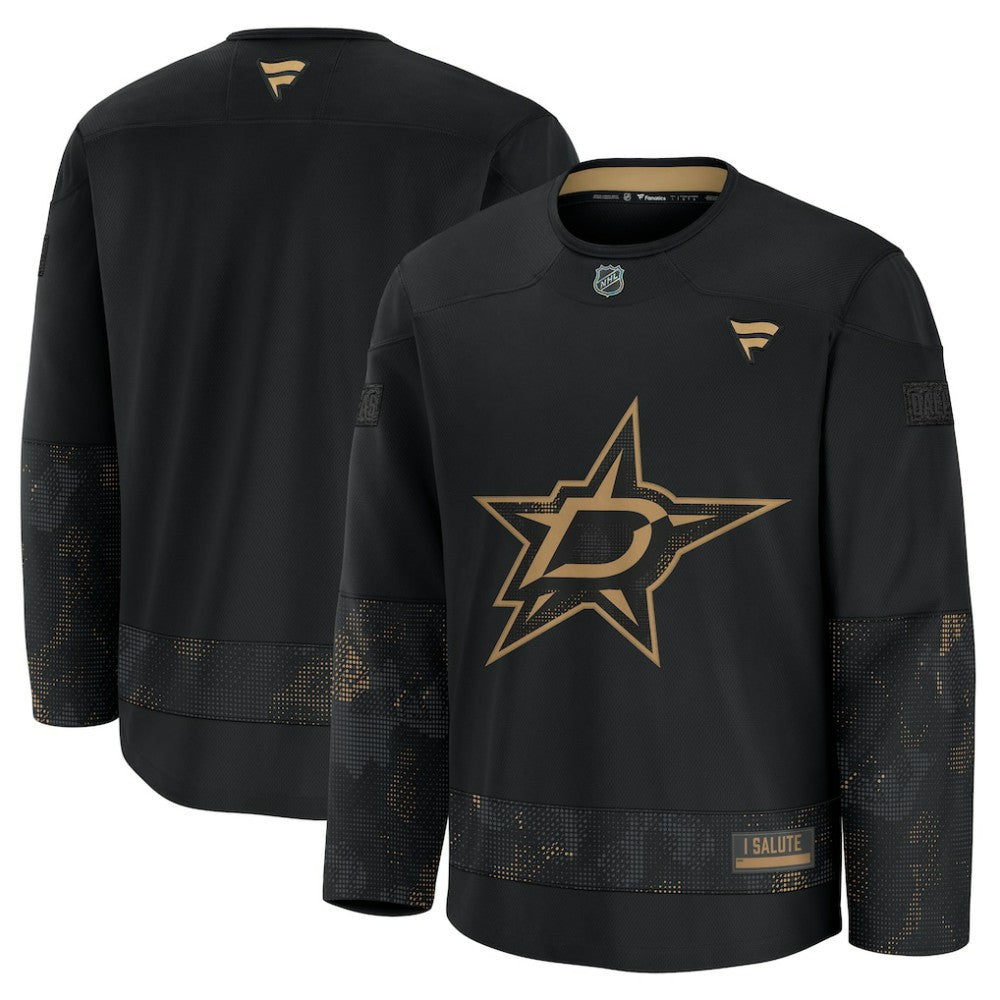 Dallas Stars - Fanatics 2024 Military Appreciation Practice Jersey Black