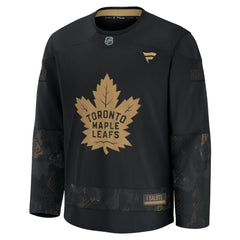 Toronto Maple Leafs - Fanatics 2024 Military Appreciation Practice Jersey Black