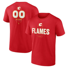 Calgary Flames - Personalized Name & Number Midfielder T-Shirt Red