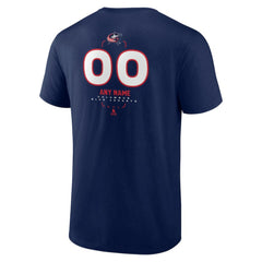 Columbus Blue Jackets - Personalized Name & Number Midfielder T-Shirt Navy