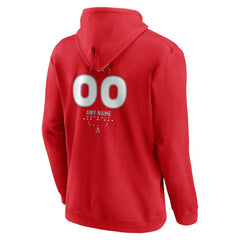 Detroit Red Wings - Personalized Name & Number Midfielder Pullover Hoodie Red
