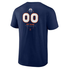 Edmonton Oilers - Personalized Name & Number Midfielder T-Shirt Navy