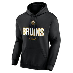 Boston Bruins Personalized Name & Number Midfielder Pullover Hoodie Black