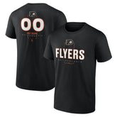 Philadelphia Flyers - Personalized Name & Number Midfielder T-Shirt Black