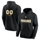 Pittsburgh Penguins Personalized Name & Number Midfielder Pullover Hoodie Black