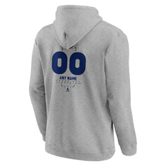 Tampa Bay Lightning - Personalized Name & Number Midfielder Pullover Hoodie Gray