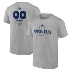 Toronto Maple Leafs - Personalized Name & Number Midfielder T-Shirt Gray