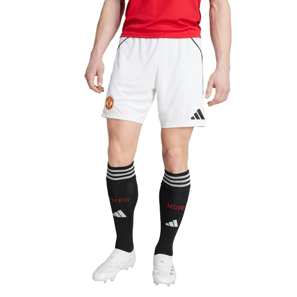 Adidas Manchester United 2025/26 Home AEROREADY Replica Shorts - White