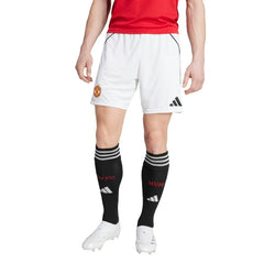 Adidas Manchester United 2025/26 Home AEROREADY Replica Shorts - White