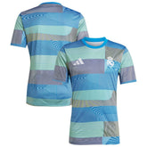 Adidas Real Madrid 2025/26 AEROREADY Pre-Match Top - Blue