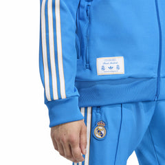 Adidas Real Madrid Terrace Icons Full-Zip Track Jacket - Blue