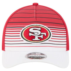 San Francisco 49ers New Era Adventure Gradient 9FORTY M-Crown A-Frame Adjustable Hat White/Scarlet - NFL