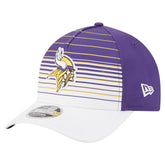 Minnesota Vikings New Era Adventure Gradient 9FORTY M-Crown A-Frame Adjustable Hat White/Purple - NFL
