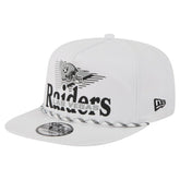 Las Vegas Raiders New Era Collide Golfer Snapback Hat White - NFL
